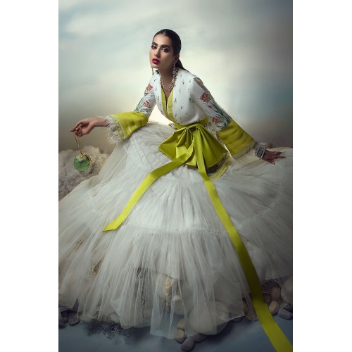 Off White Zenobia Multi Tiered Skirt