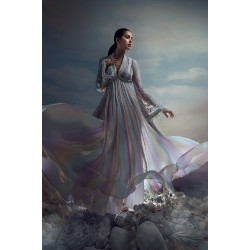 Multi Colored Zenobia Gown