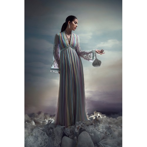 Multi Colored Zenobia Gown