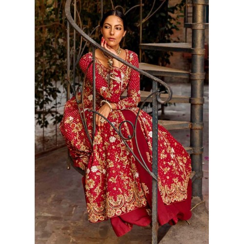 Turkey Red Zephyr Gown
