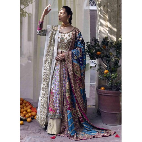 Off White Zephyr Lehenga