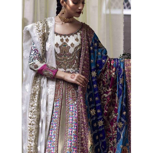 Off White Zephyr Lehenga