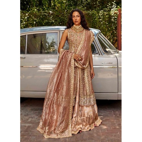Mauve Gray Zephyr Gharara