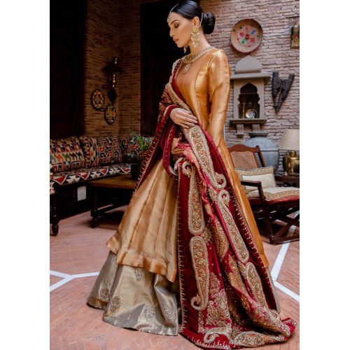 Earth Yellow Zephyr Anarkali Earth Yellow Zephyr Anarkali