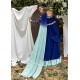 Midnight Blue Celeste Zephyr Saree Dress Midnight Blue Celeste Zephyr Saree Dress