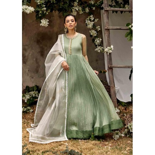 Laurel Green Zephyr Pishwas