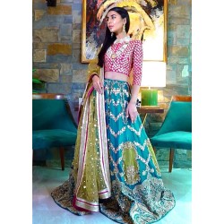 Magenta Dye Zephyr Lehenga Choli