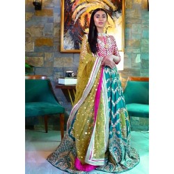 Magenta Dye Zephyr Lehenga Choli