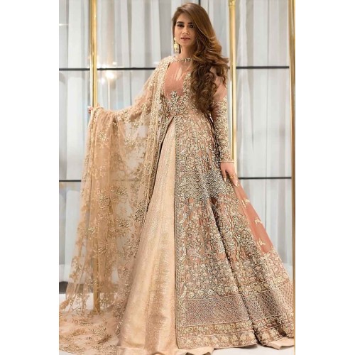 Peach Peony Gown