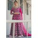 Fuchsia Purple Peony Gown
