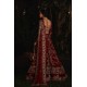 Deep Carmine Peony Lehenga