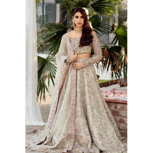 Misty Rose Peony Lehenga Choli