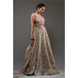 Pale Dogwood Peony Lehenga Pale Dogwood Peony Lehenga