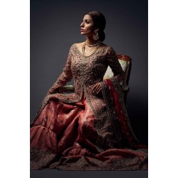 Vermilion Peony Gharara
