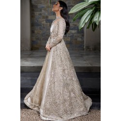 Baby Powder Peony Lehenga and Jacket