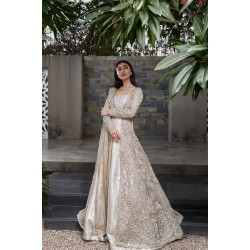 Baby Powder Peony Lehenga and Jacket