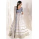 Cool Grey Peony Lehenga