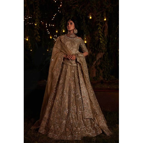 Crayola Tan Peony Lehenga