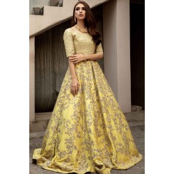 Yellow Peony Lehenga