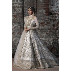 Off White Peony Gown