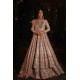 Champagne Peony Pishwas Lehenga