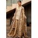Metallic Gold Peony Gharara