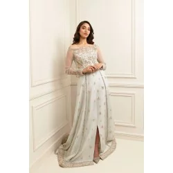 White Peony Party Gown