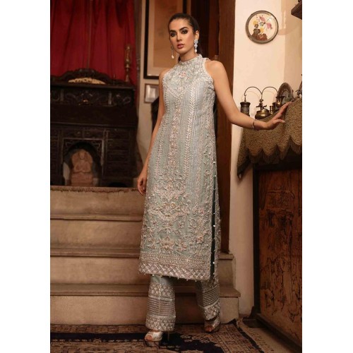 Ash Grey Azalea Party Wear