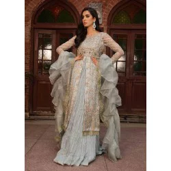 French Grey Azalea Party Wear