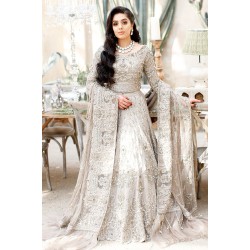 Light Smoke Monarch Lehenga