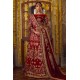 Dark Carnelian Monarch Lehenga