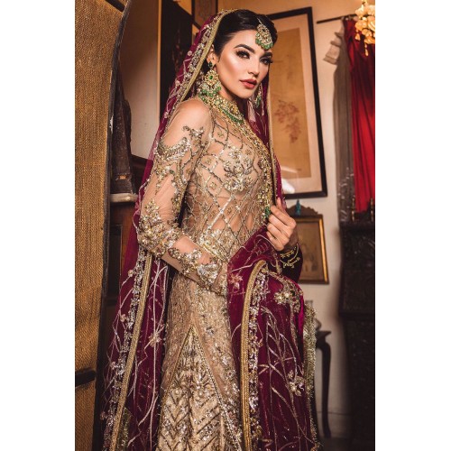 Gold Monarch Sharara