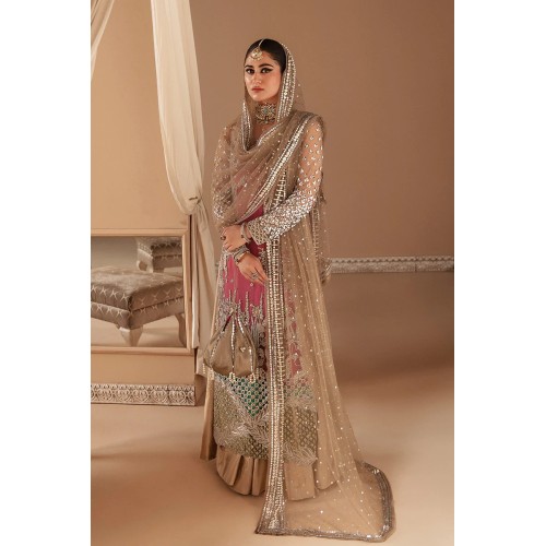 Brick Red Buff Balsam Lehenga Brick Red Buff Balsam Lehenga