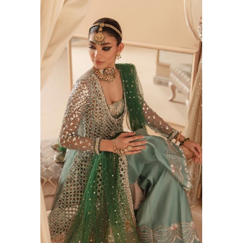 Camouflage Green Balsam Peplum