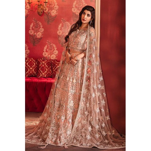 Cantaloupe Melon Azalea Lehenga Choli