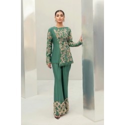 Wintergreen Dream Azalea Faux Wrap Party Wear