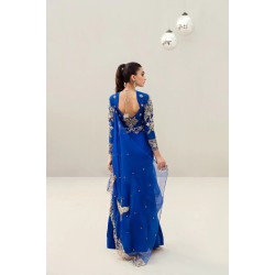 Cobalt Blue Azalea Saree Cobalt Blue Azalea Saree