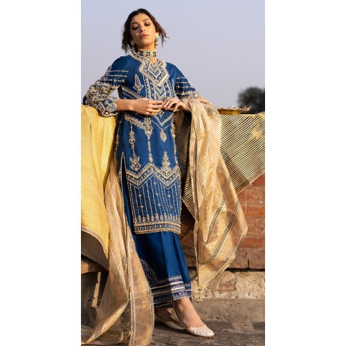 Lapis Lazuli Monarch Shalwar Suit Lapis Lazuli Monarch Shalwar Suit