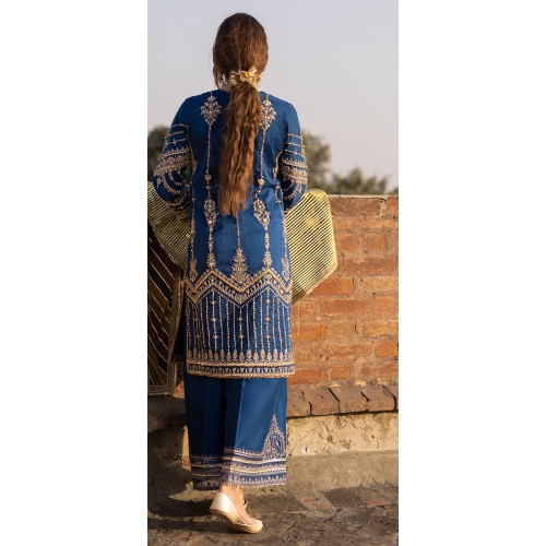 Lapis Lazuli Monarch Shalwar Suit Lapis Lazuli Monarch Shalwar Suit