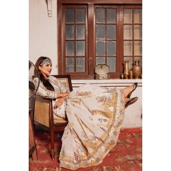 Ivory Monarch Bolero Jacket Gharara