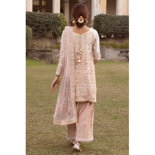 Champagne Mauve Monarch Party Wear