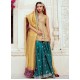 Jasmine Flora Faux Wrap Angrakha Sharara