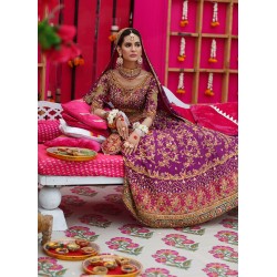 Purple Magic Flora Lehenga Choli