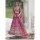 Mexican Pink Flora Lehenga
