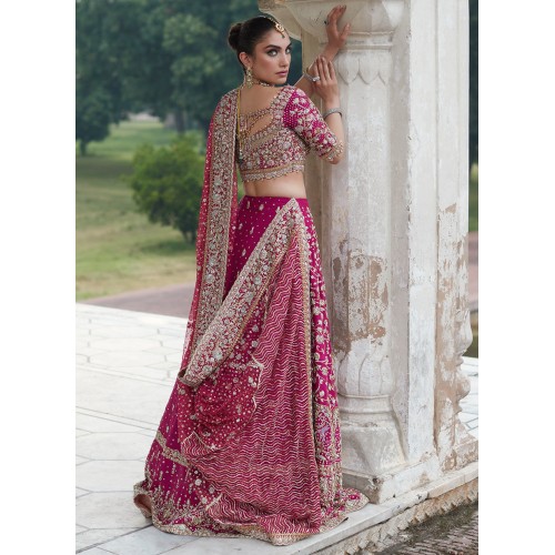 Mexican Pink Flora Lehenga