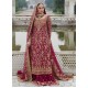 Claret Flora Lehenga
