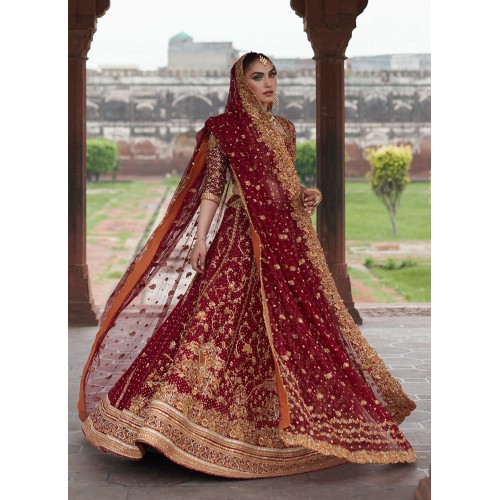 Burgundy Flora Lehenga Choli Burgundy Flora Lehenga Choli