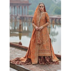 Flame Flora Lehenga for Mehndi Shehndi
