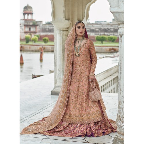 Apricot Flora Gown