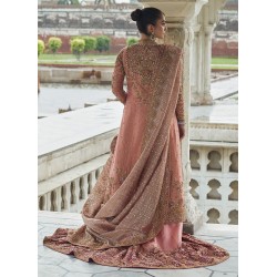 Apricot Flora Gown